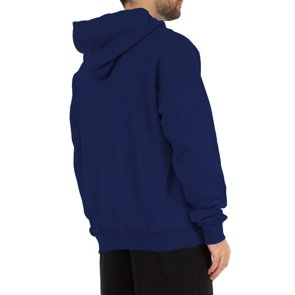 Jersey azul de algodón