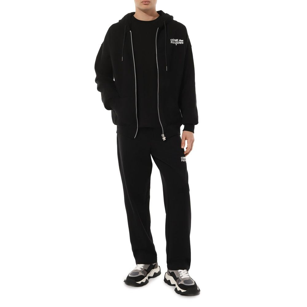 Jersey negro de algodón
