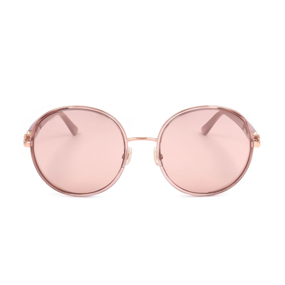 Gafas de sol de metal dorado
