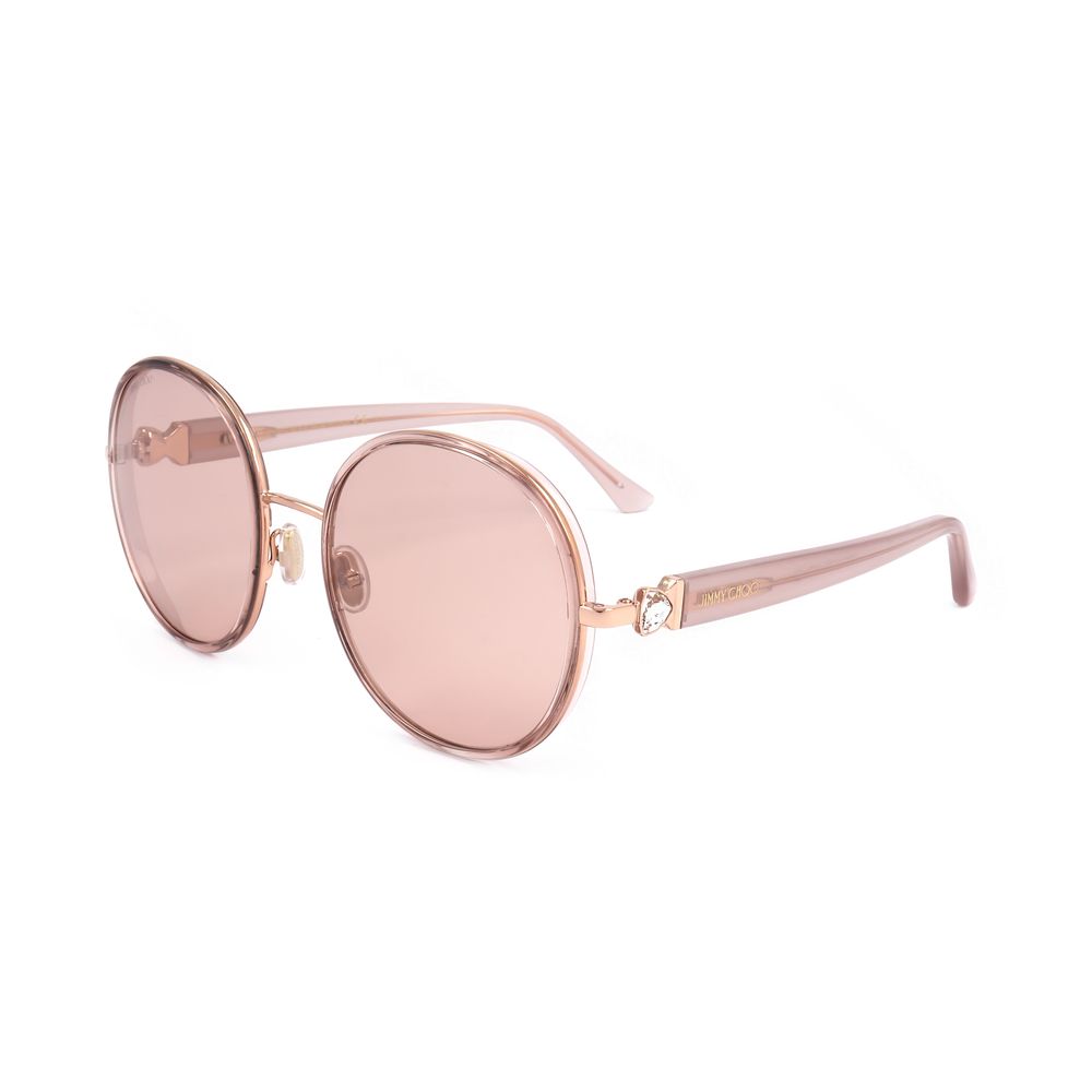 Gafas de sol de metal dorado