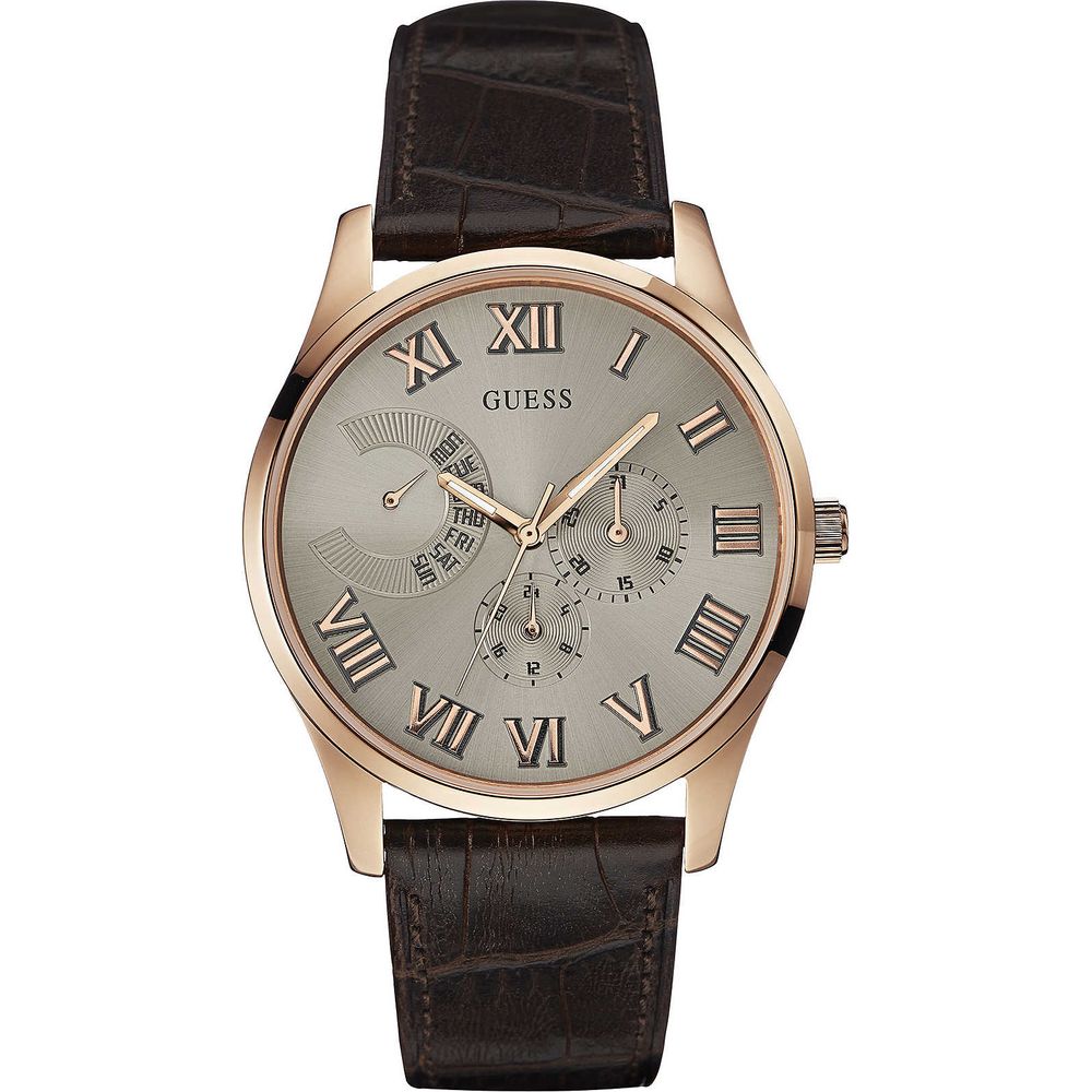 Reloj de polietileno marrón