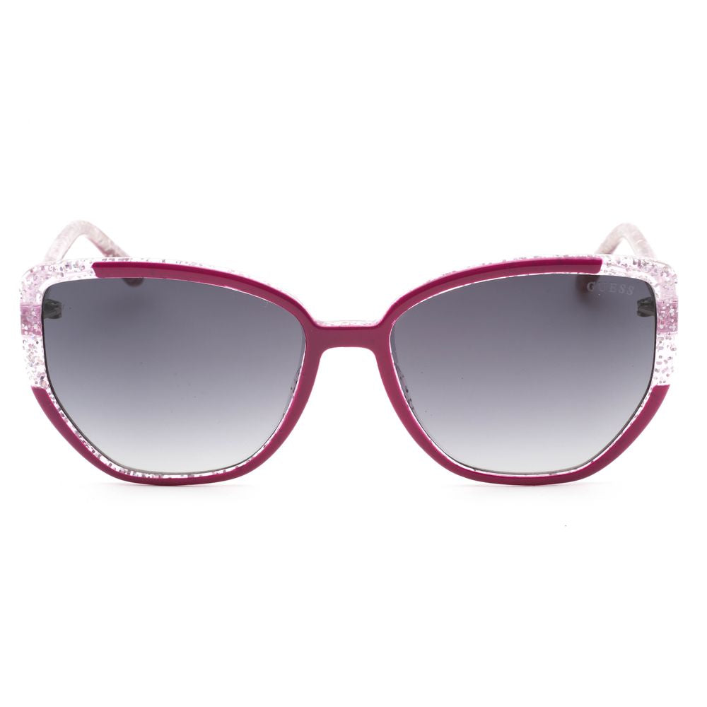 Gafas de sol de metal morado