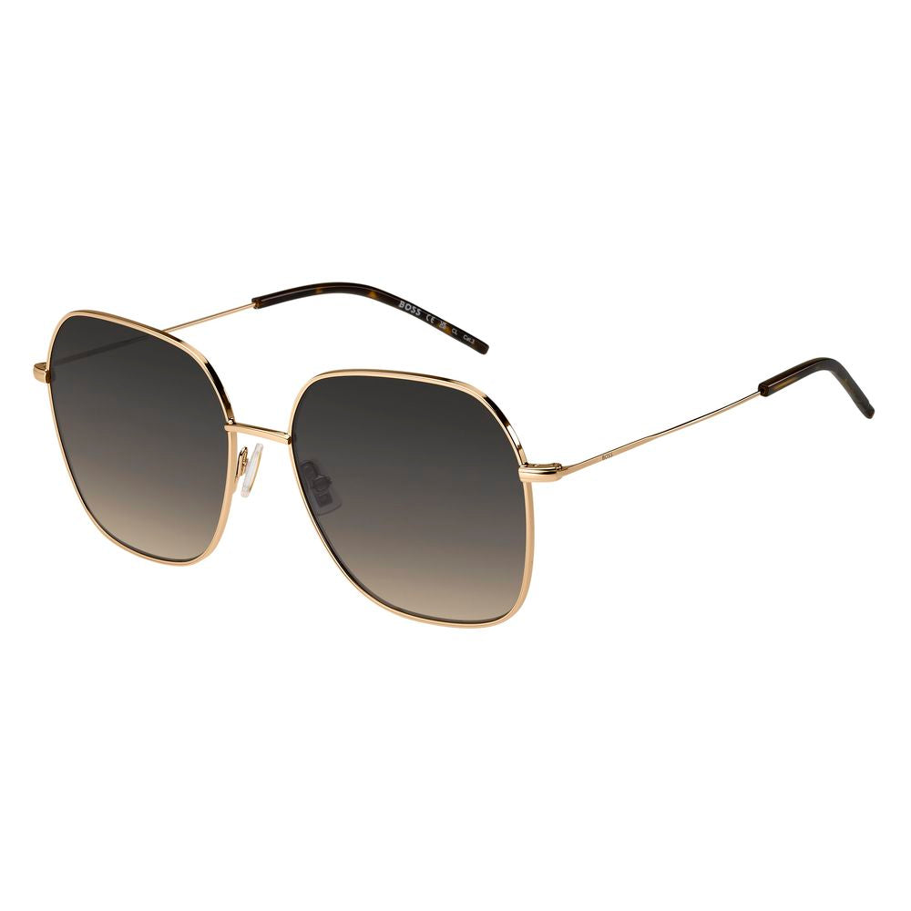 Gafas de sol de metal dorado