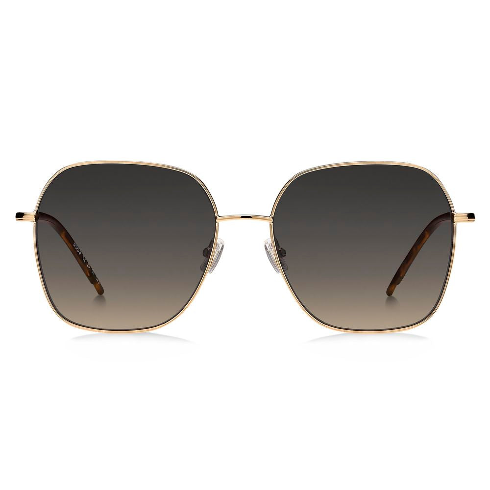 Gafas de sol de metal dorado