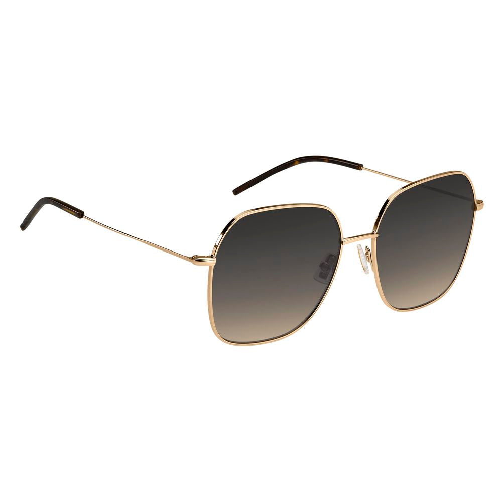 Gafas de sol de metal dorado