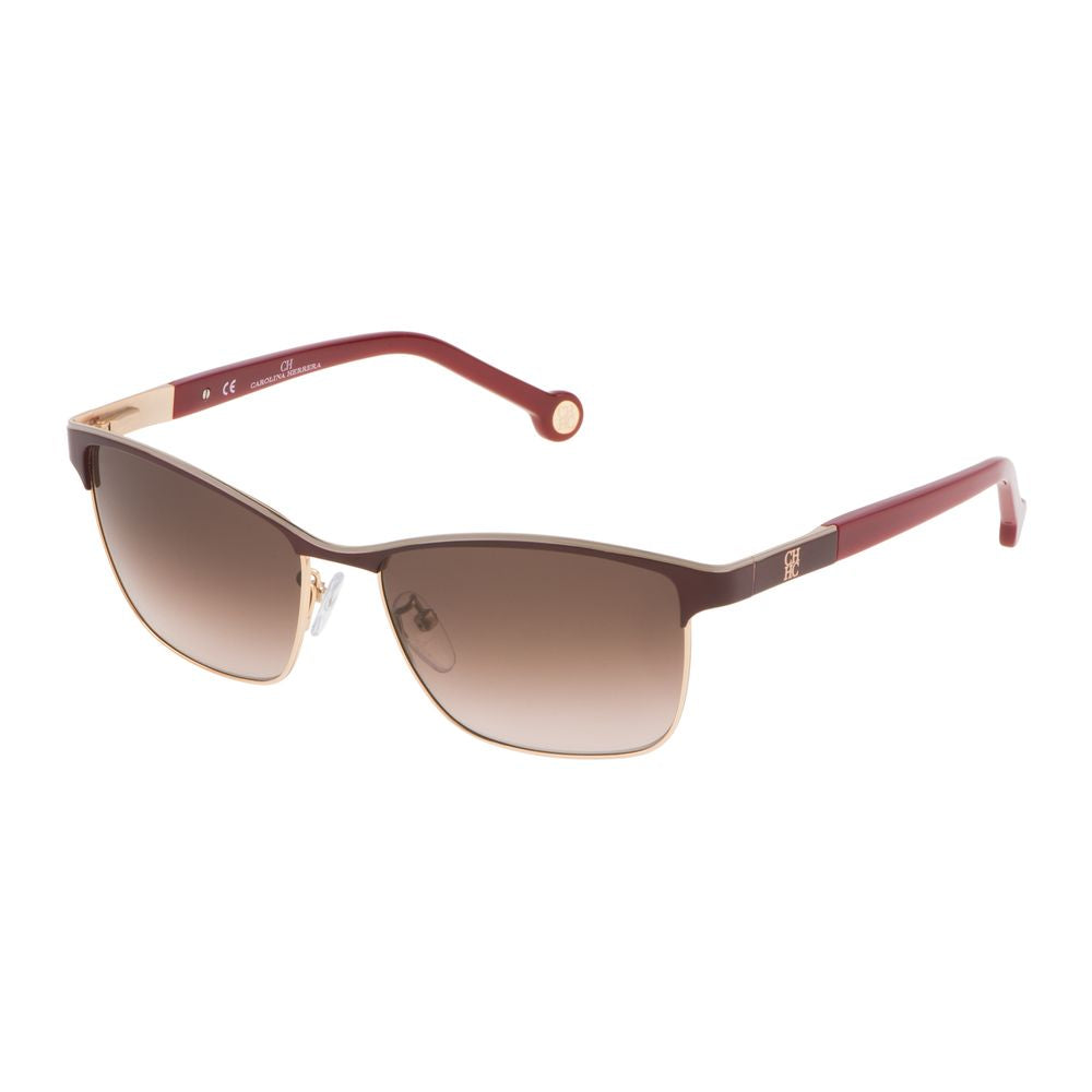 Gafas de sol de metal morado