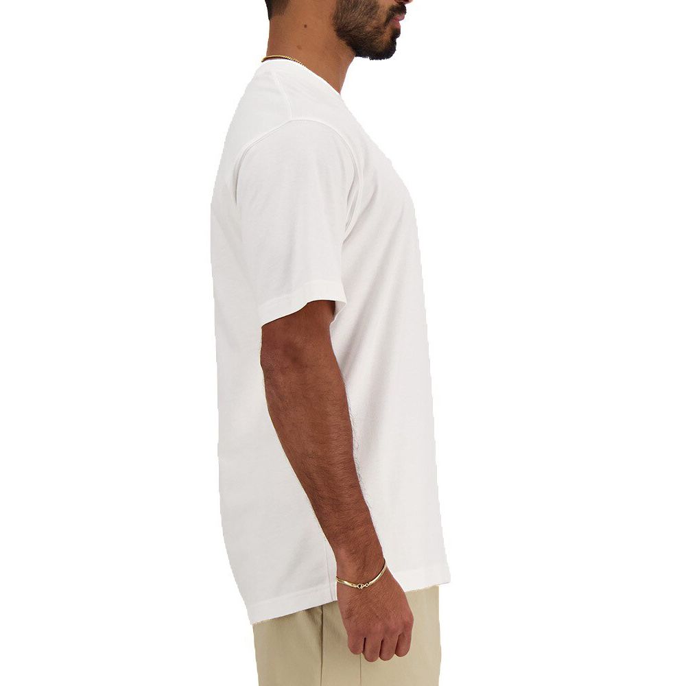 Camiseta blanca de algodón