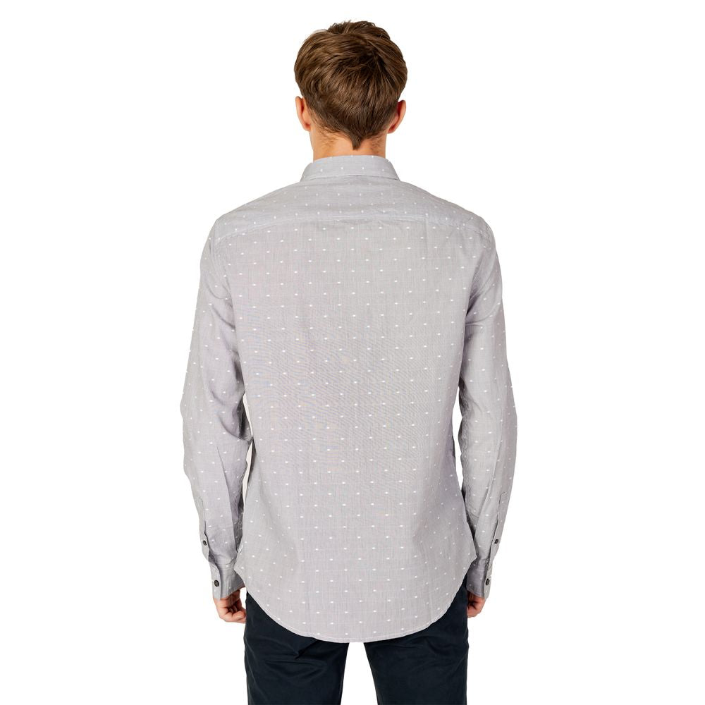 Camisa negra de algodón