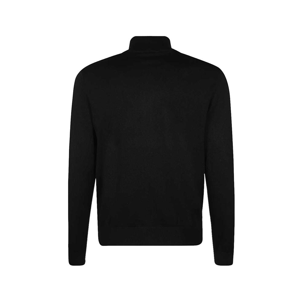 Cárdigan de algodón negro