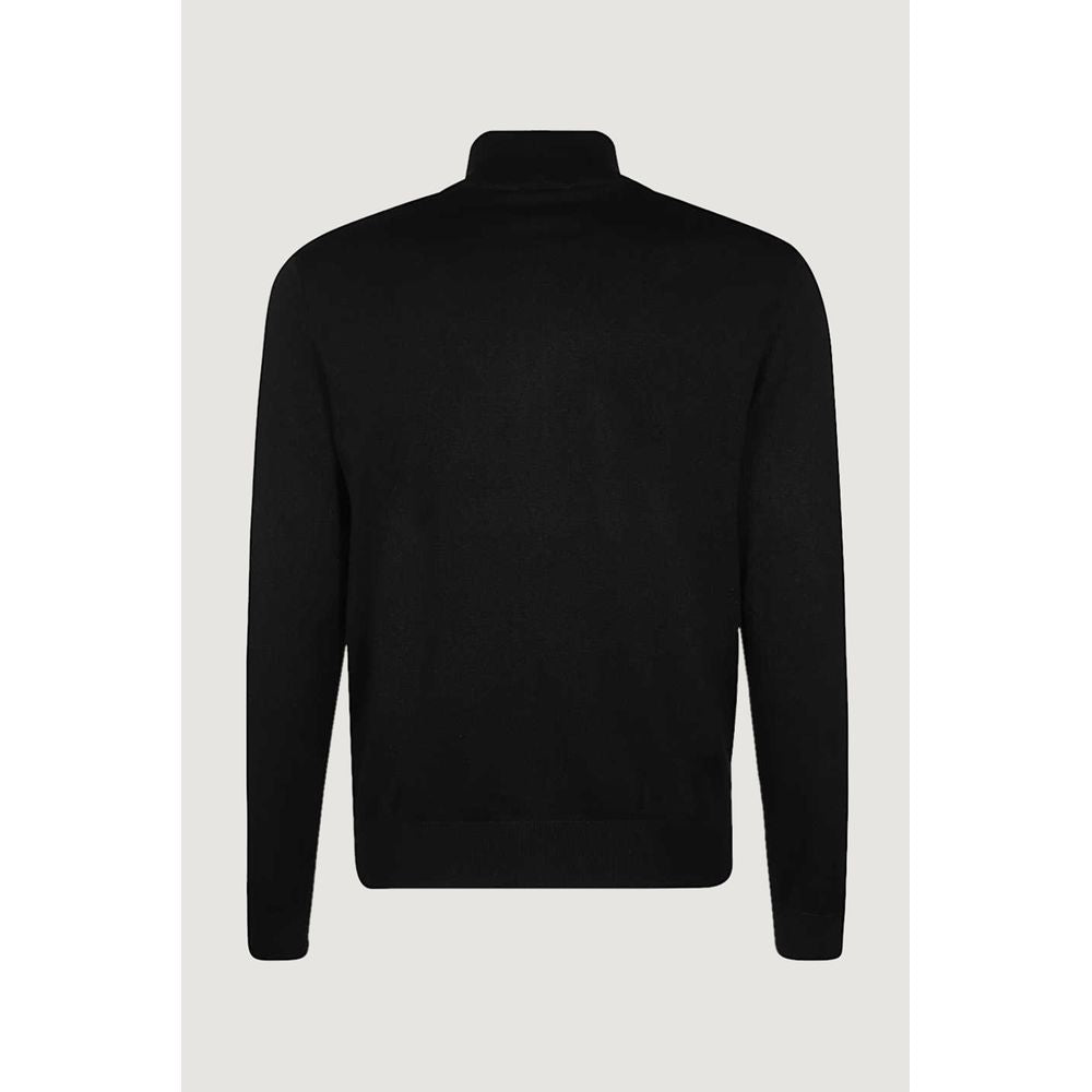 Cárdigan de algodón negro