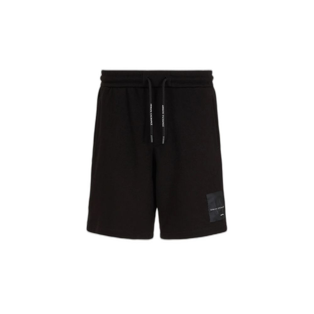 Short de algodón negro