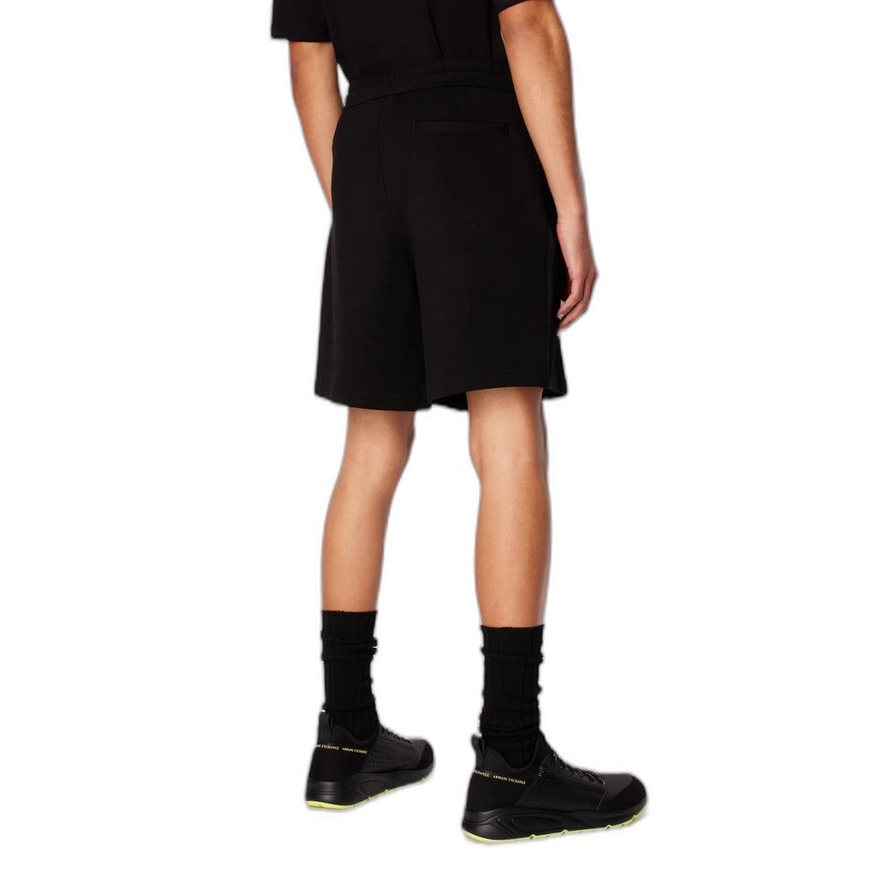 Short de algodón negro