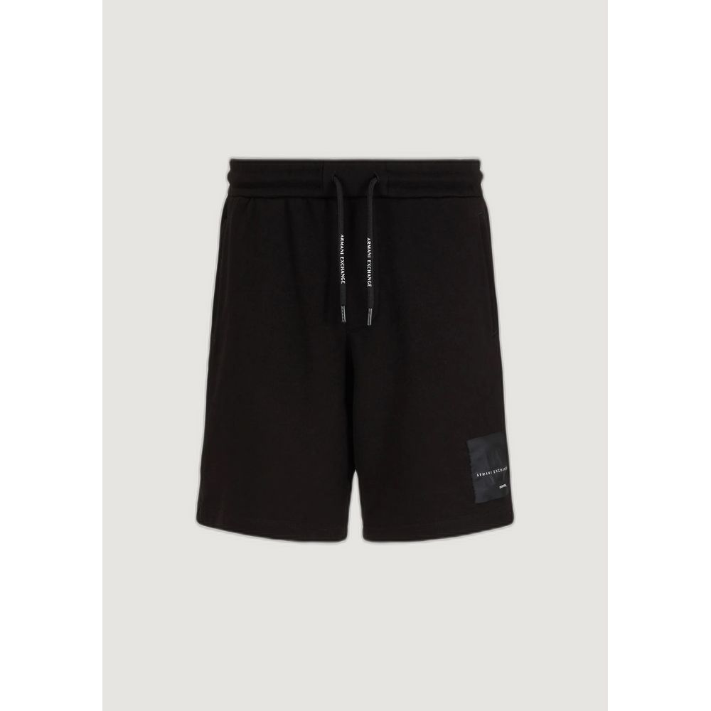 Short de algodón negro