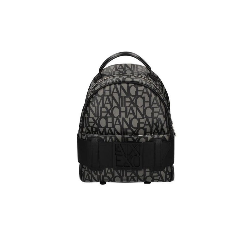 Mochila negra de algodón
