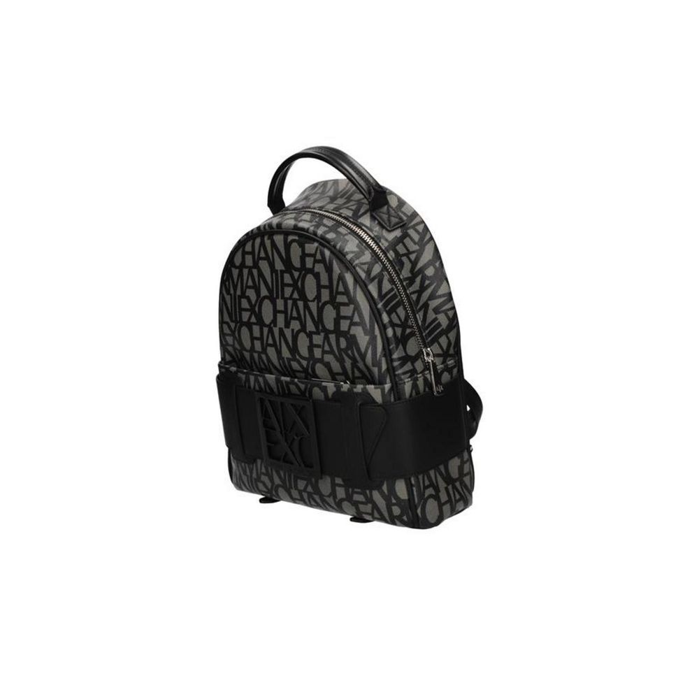 Mochila negra de algodón