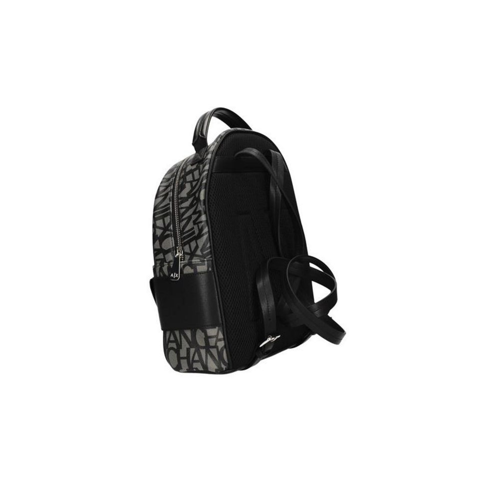 Mochila negra de algodón