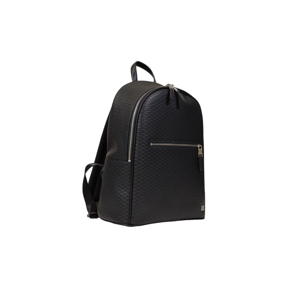 Mochila de poliéster negra