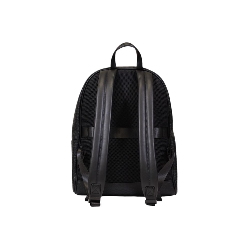Mochila de poliéster negra