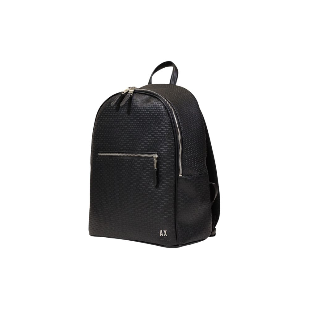 Mochila de poliéster negra