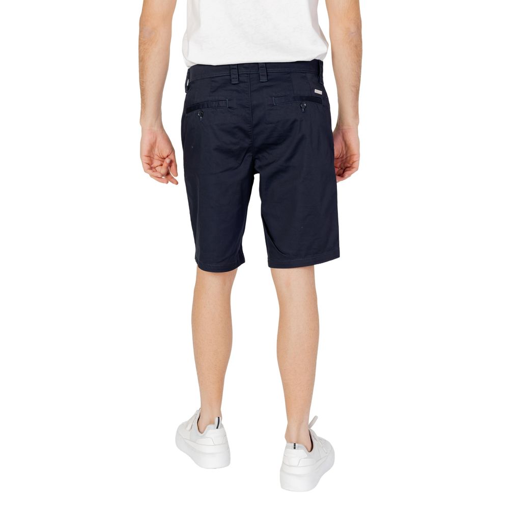 Blue Cotton Bermuda