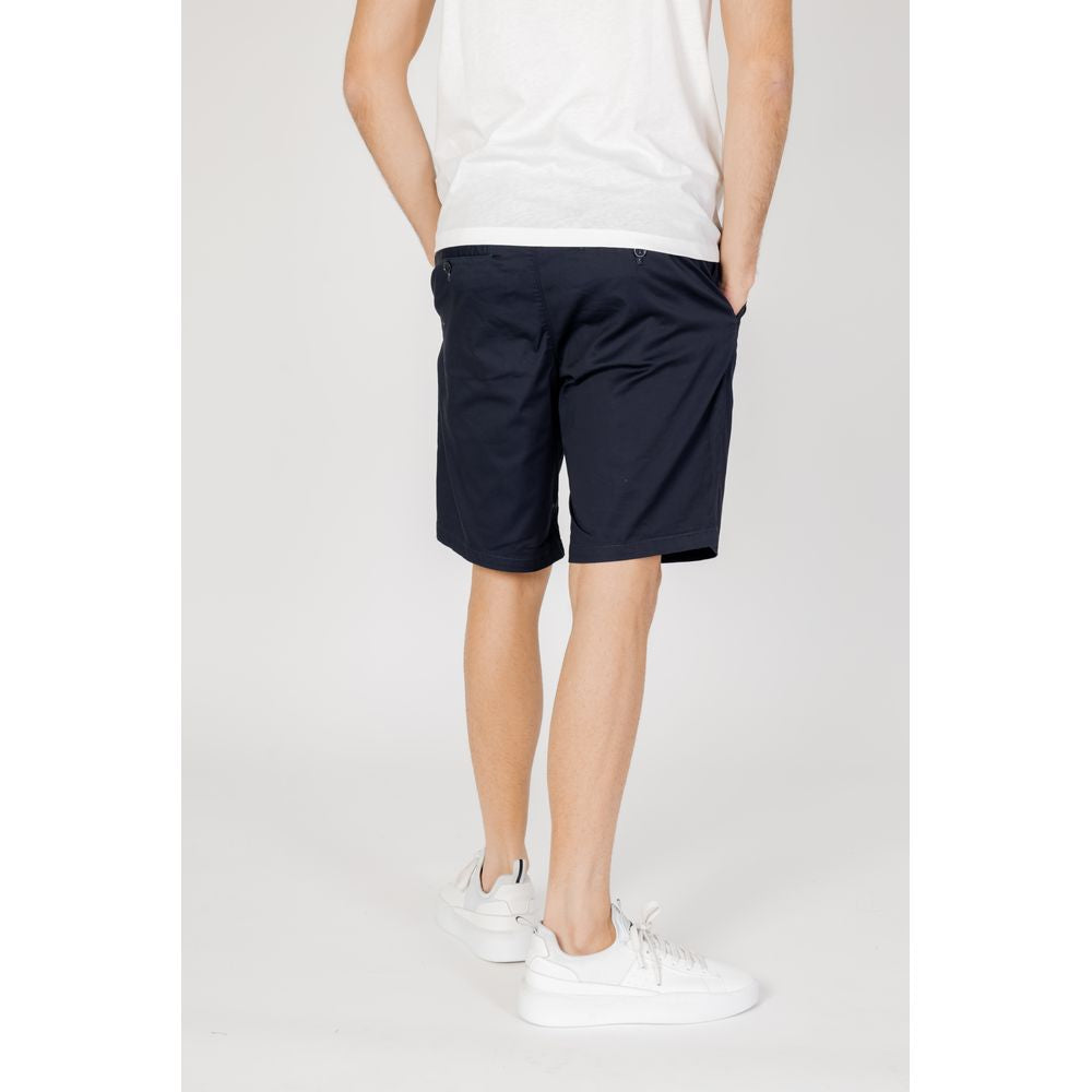Blue Cotton Bermuda