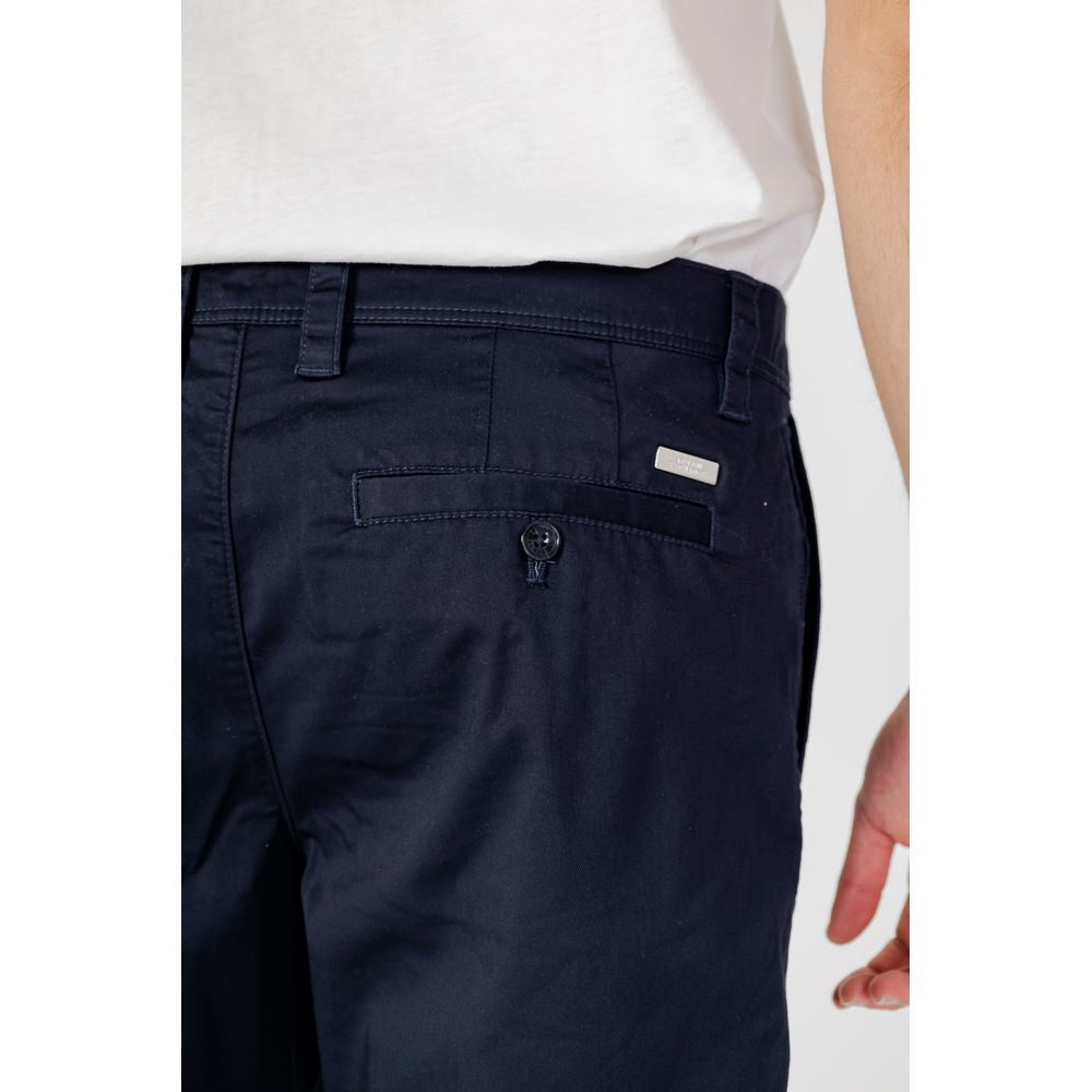 Blue Cotton Bermuda