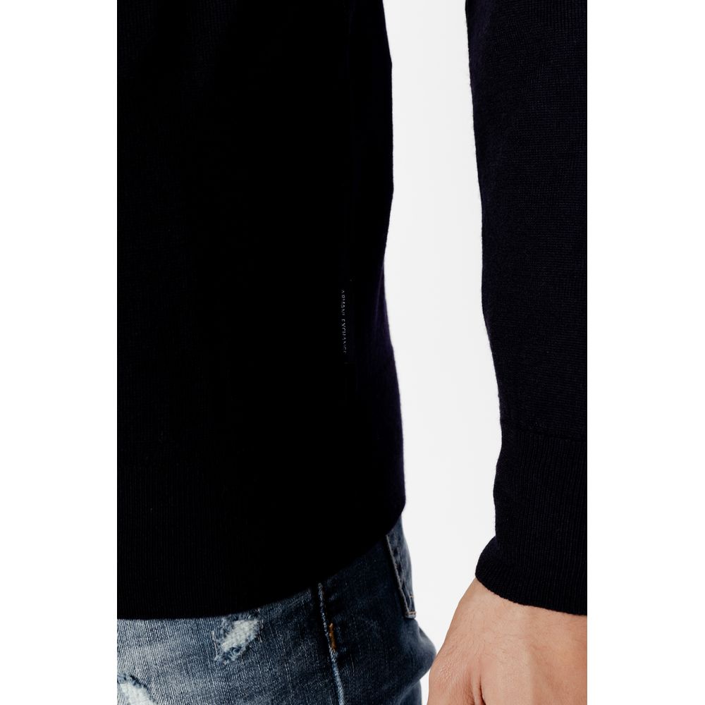 Camiseta de lana azul