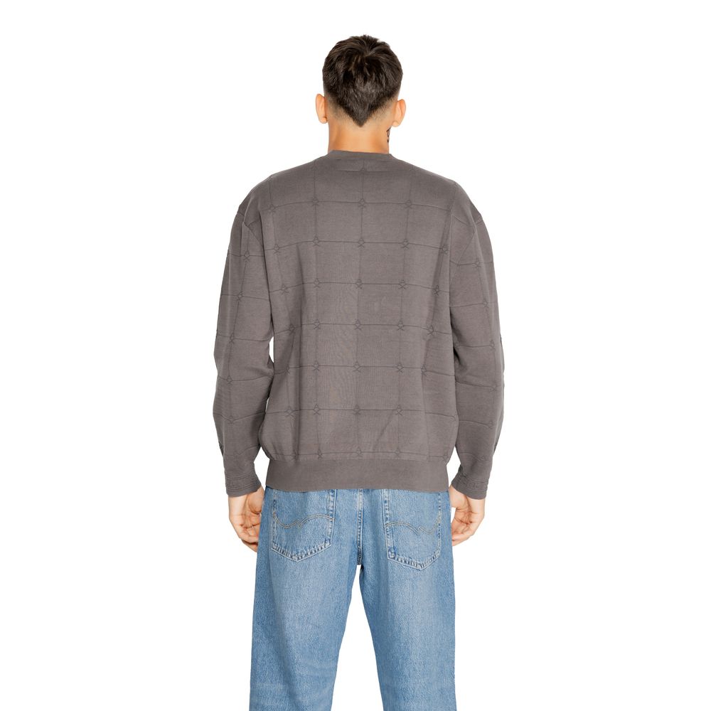 Camiseta de algodón gris