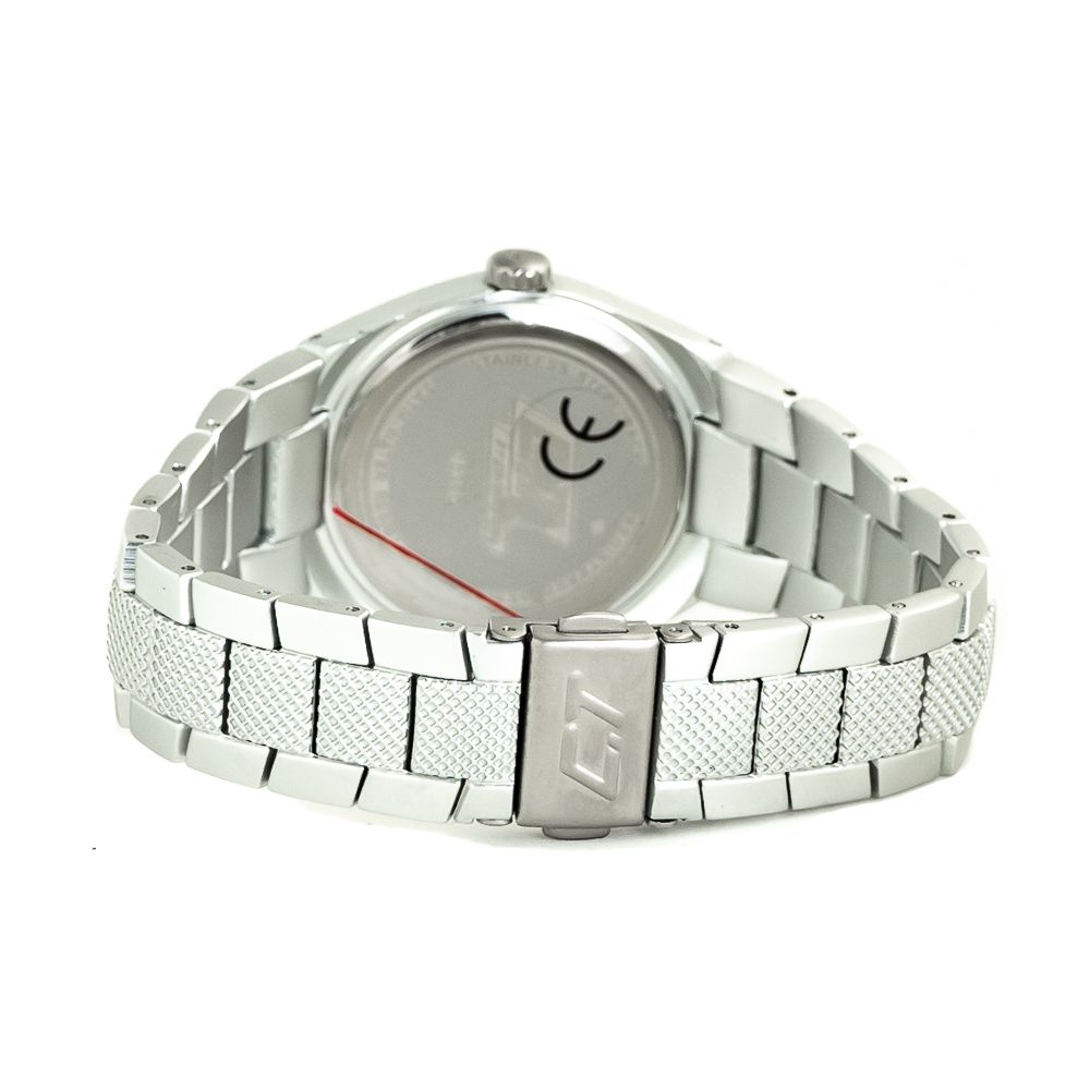Reloj de acero inoxidable plateado