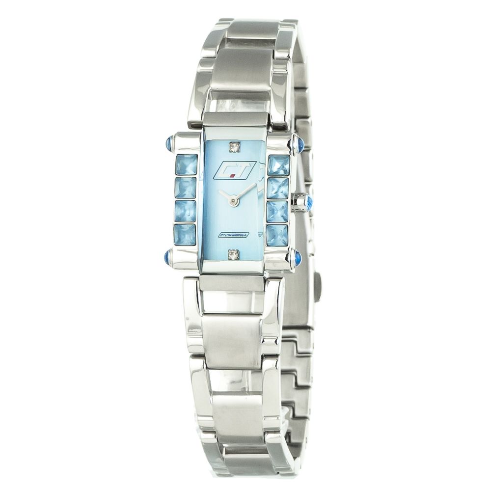 Reloj de acero inoxidable plateado