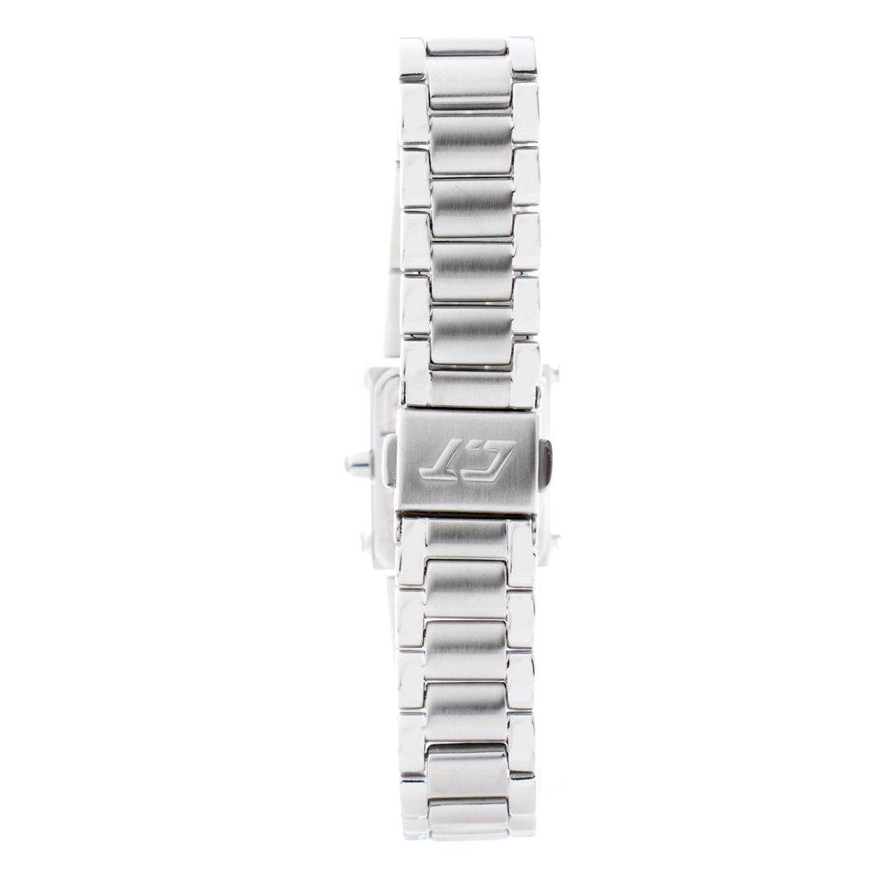 Reloj de acero inoxidable plateado