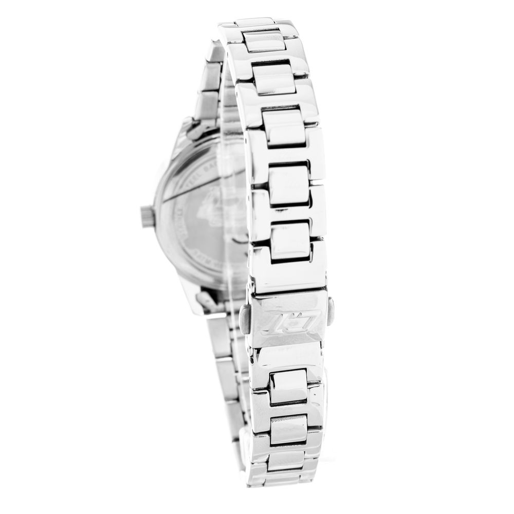 Reloj de acero inoxidable plateado