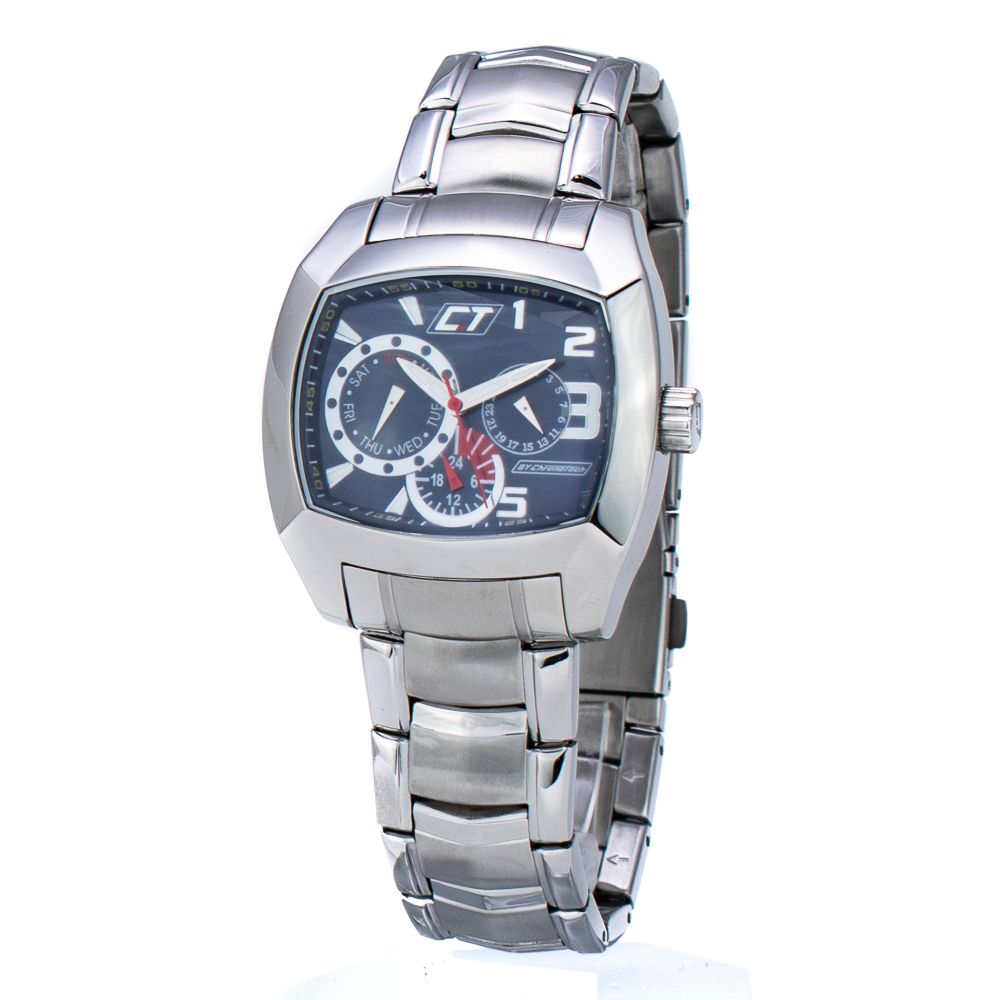 Reloj de acero inoxidable plateado