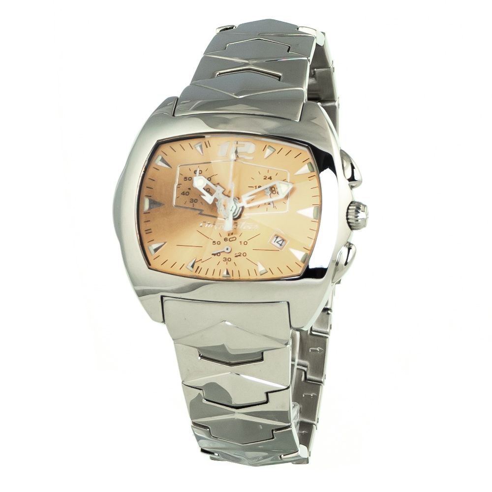 Reloj de acero inoxidable plateado