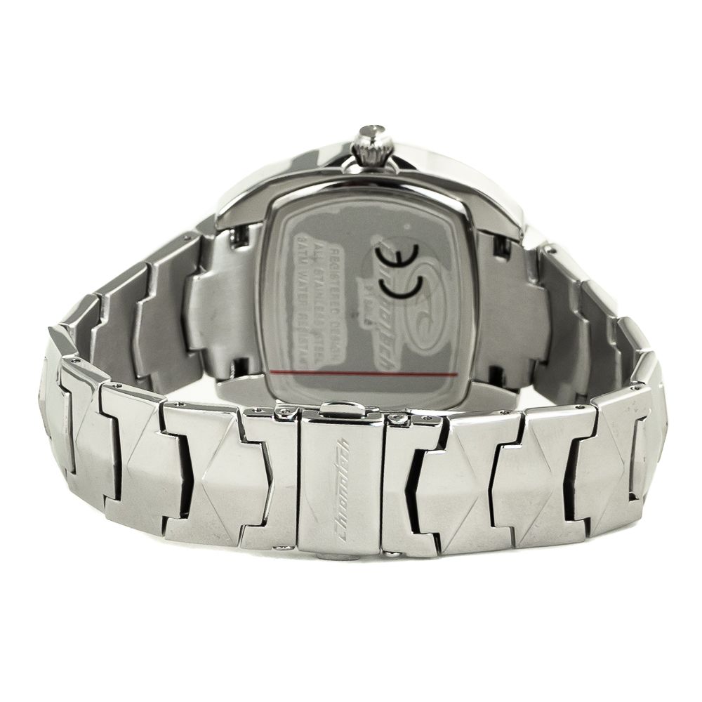 Reloj de acero inoxidable plateado