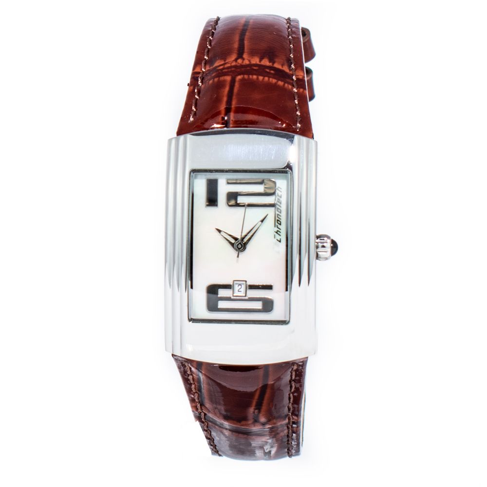 Reloj de piel marrón