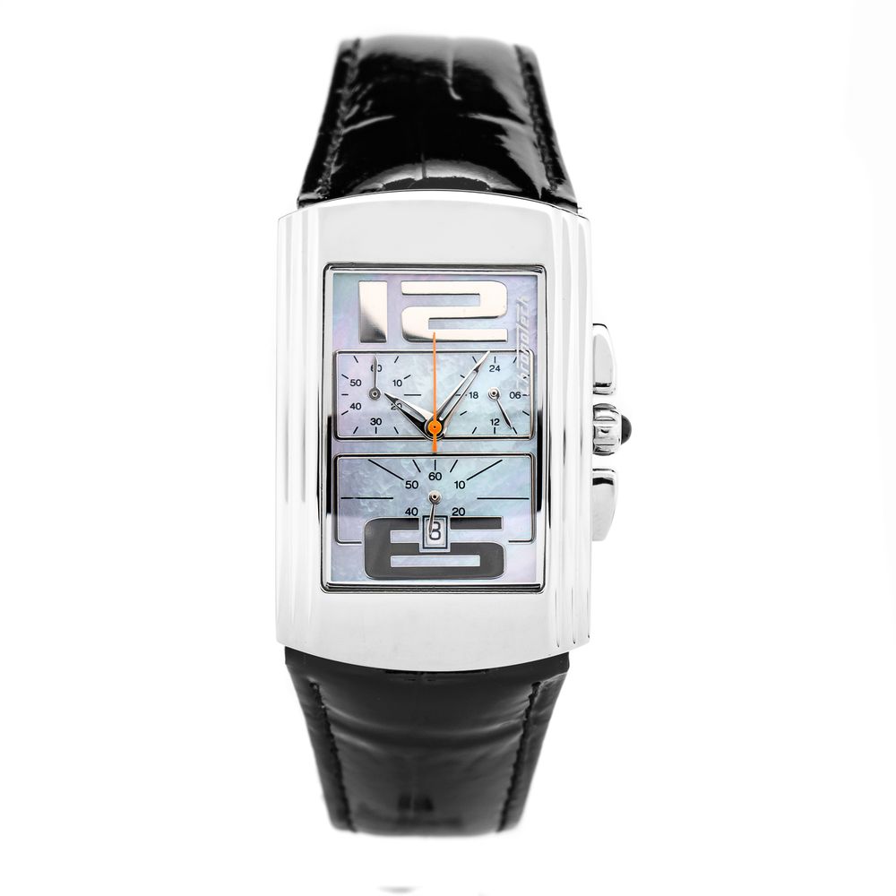 Reloj de piel negro