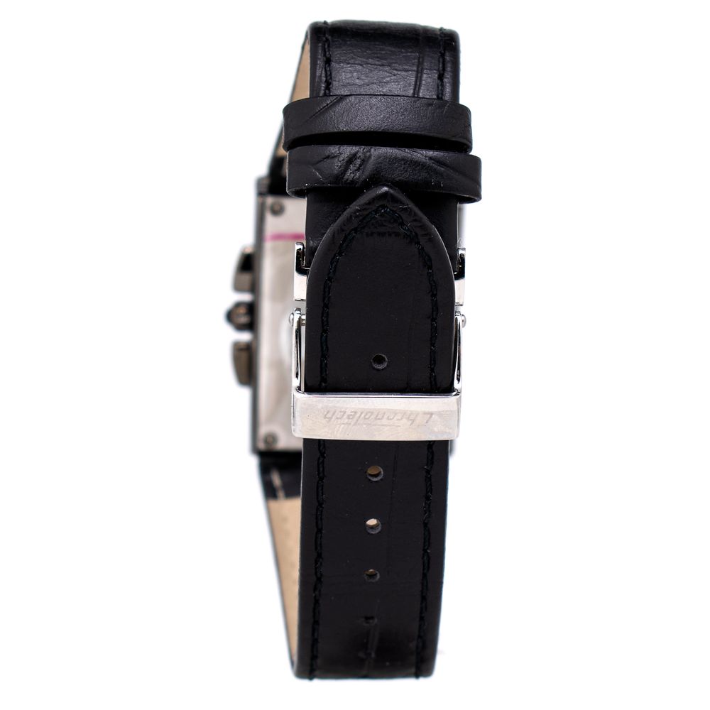 Reloj de piel negro