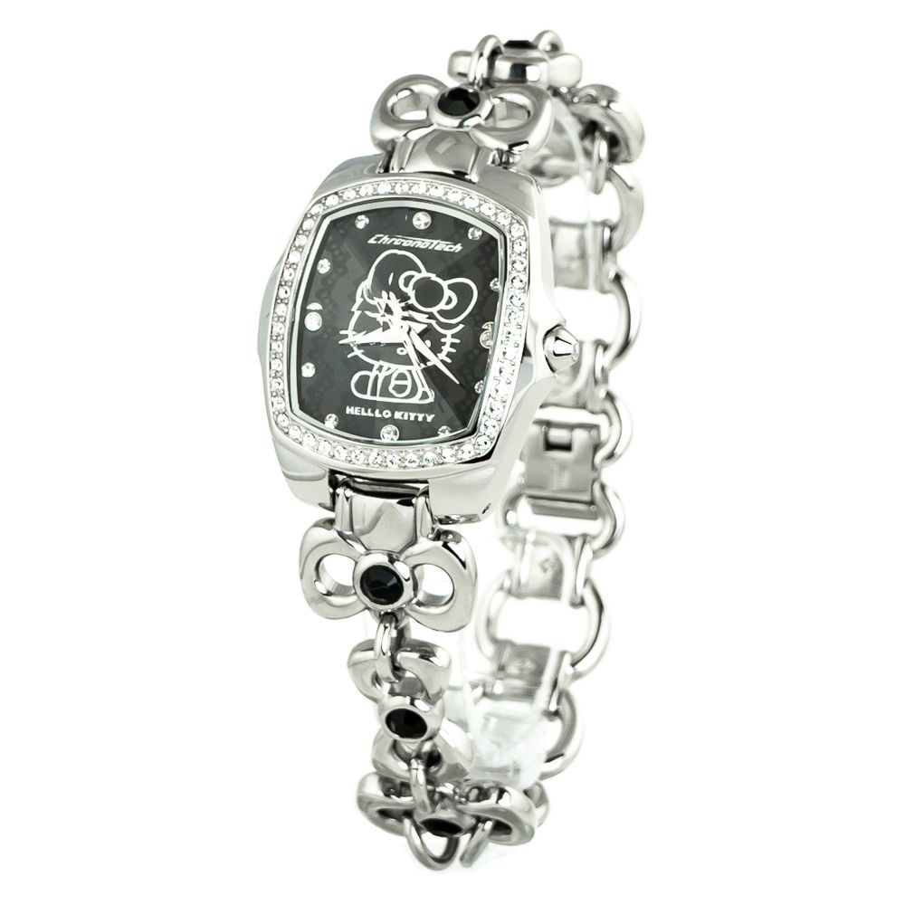 Reloj de acero inoxidable plateado