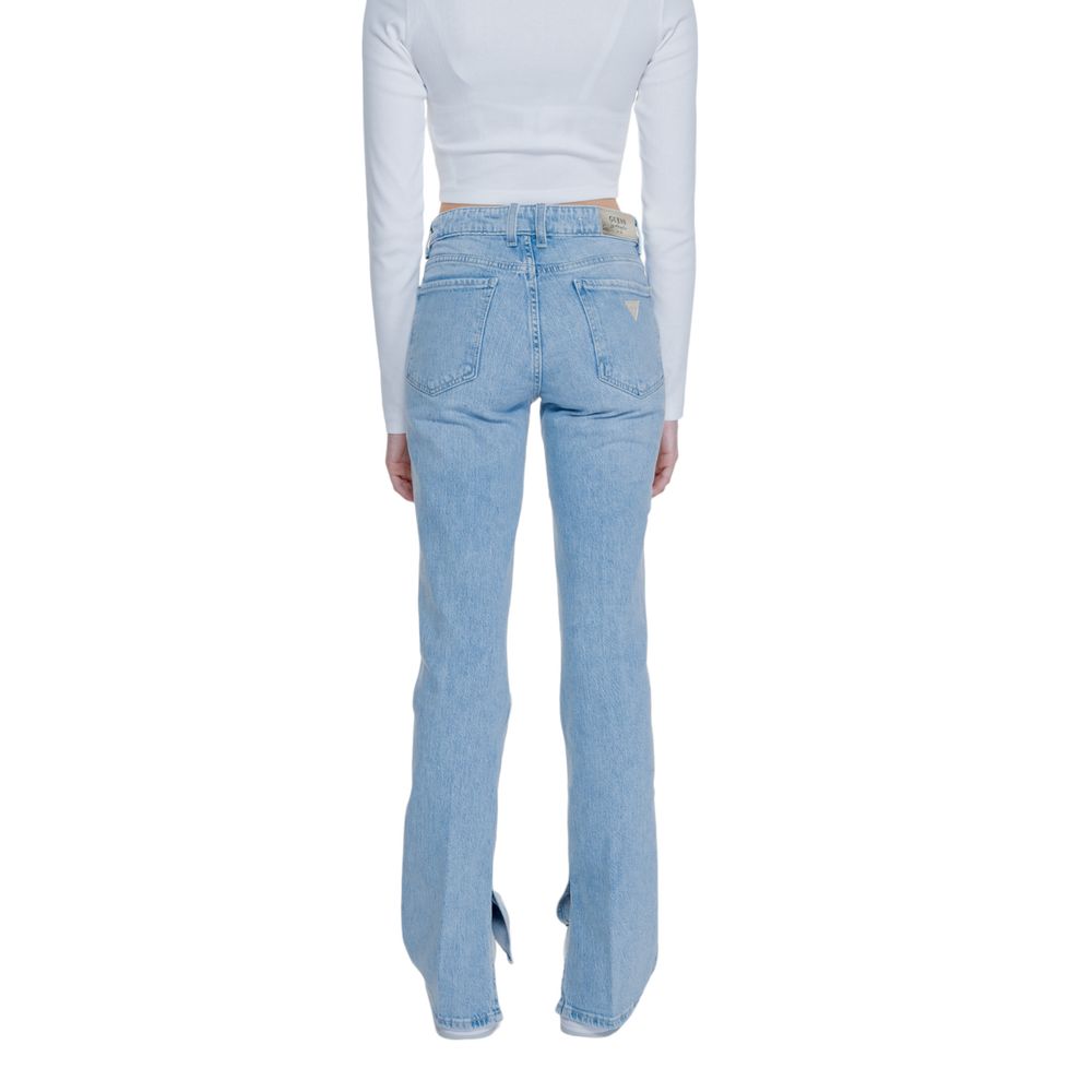 Vaqueros y pantalones de algodón azul claro