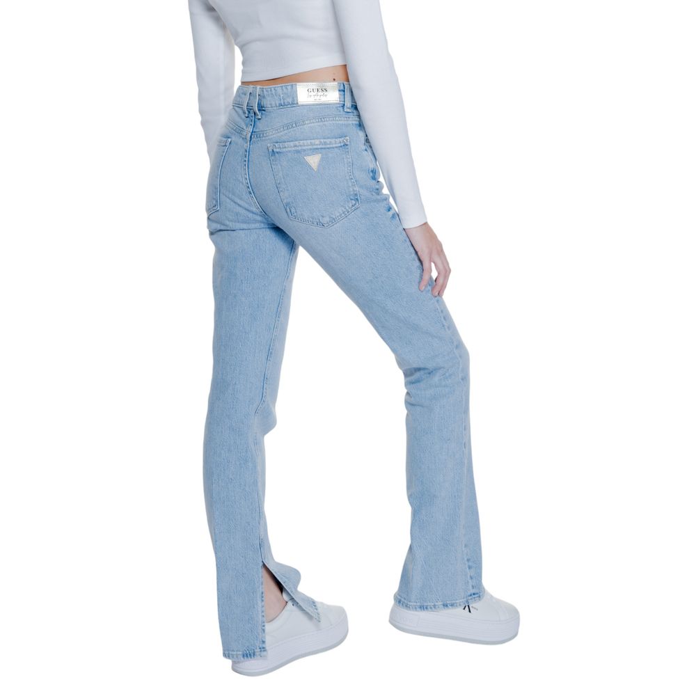 Vaqueros y pantalones de algodón azul claro