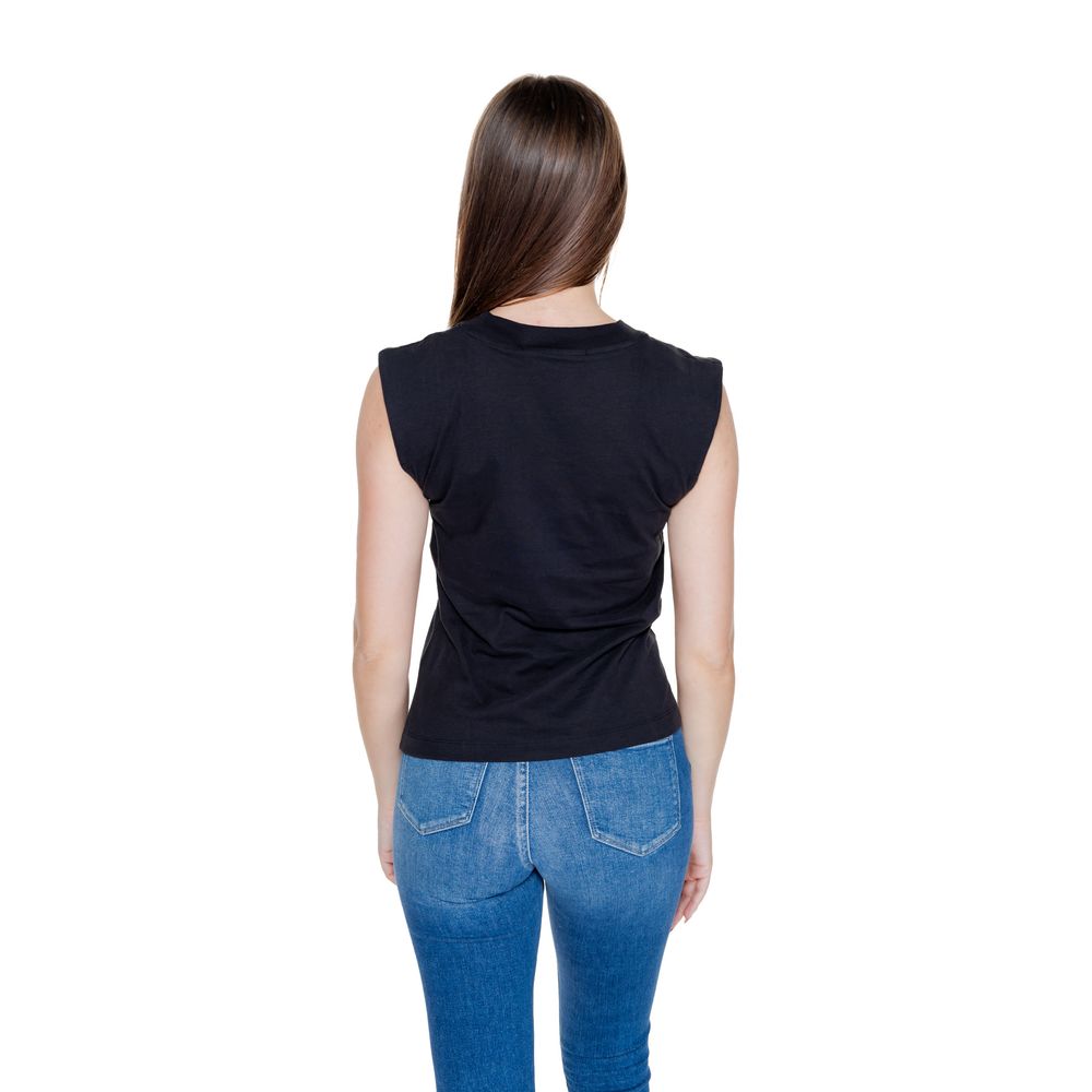 Tops y camisetas de algodón negro