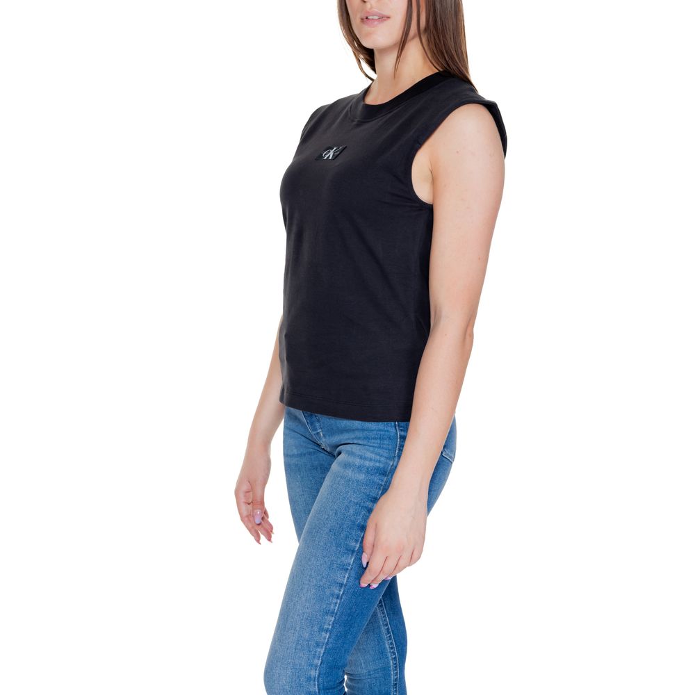 Tops y camisetas de algodón negro