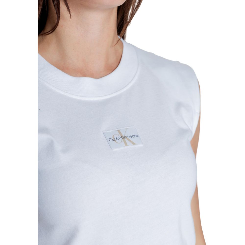 Camiseta blanca de algodón