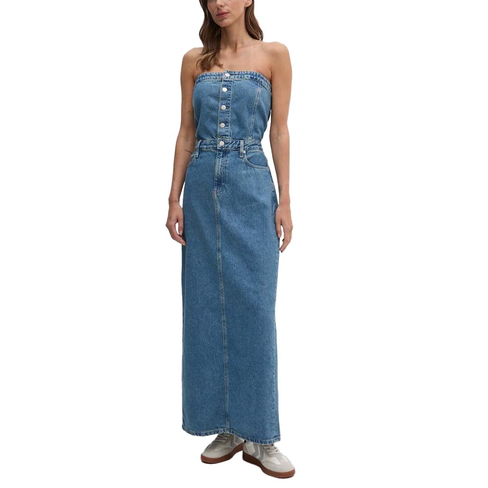 Blue Cotton Long