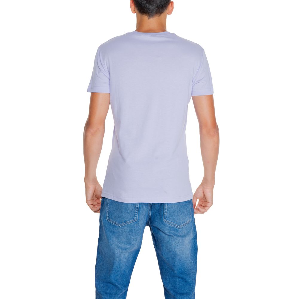 Purple Cotton Cotton T-Shirt