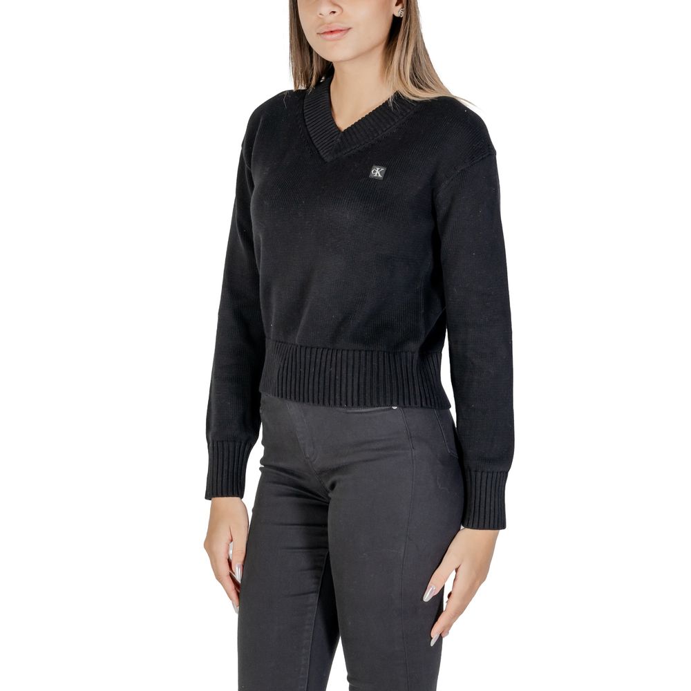Jersey negro de algodón