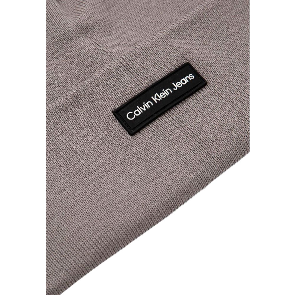 Gray Recycled Polyester Caps Baseball Hat