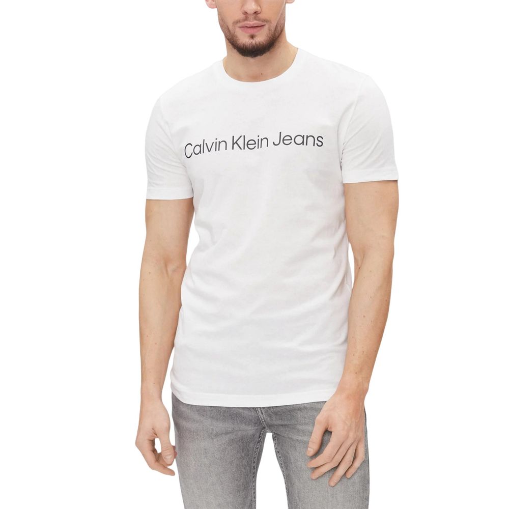 Camiseta blanca de algodón
