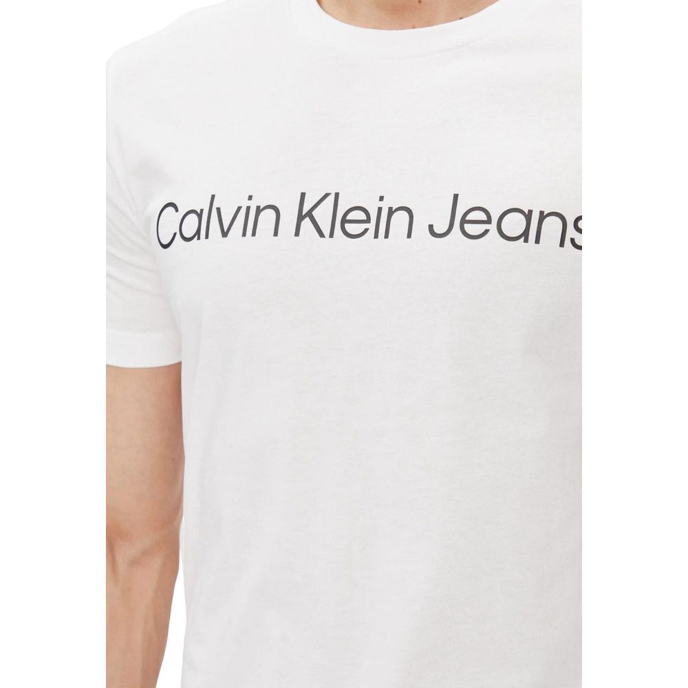 Camiseta blanca de algodón